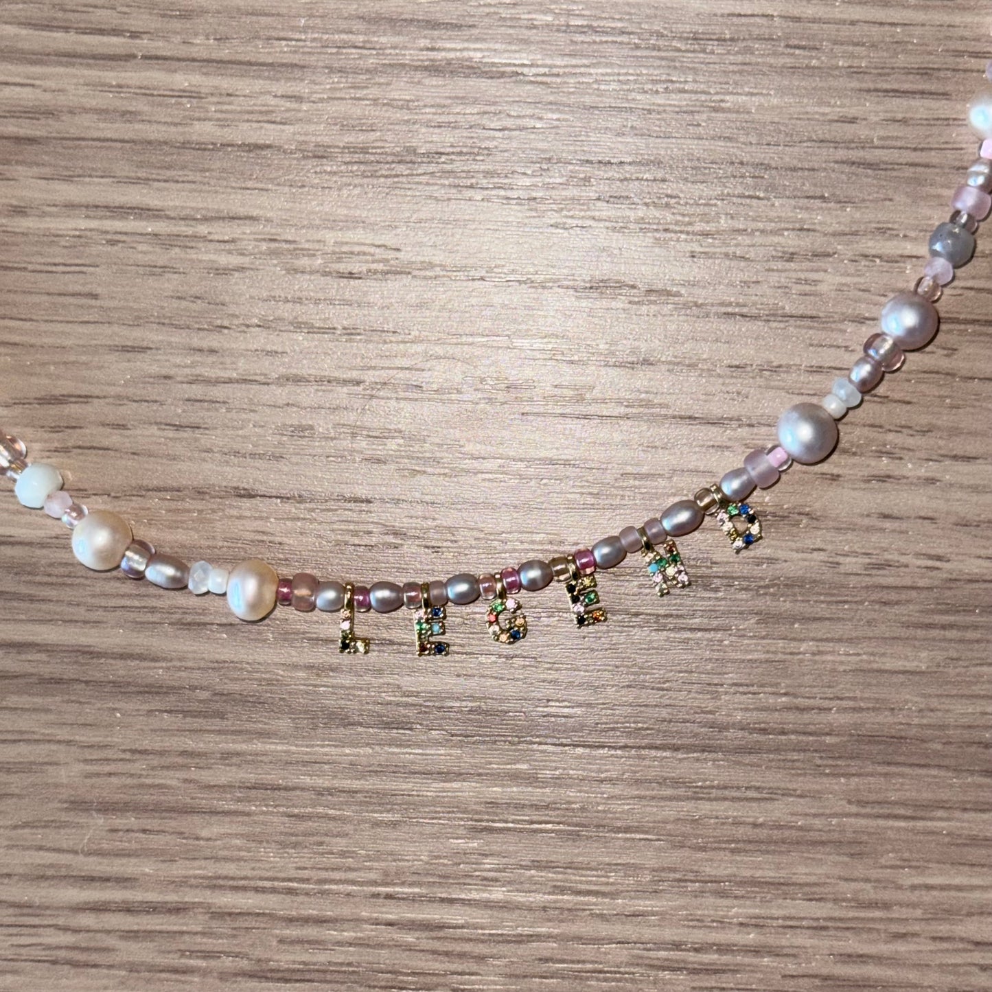 LEGEND Pearl, Moonstone & Rose Quartz Necklace | CLARKE PALMER