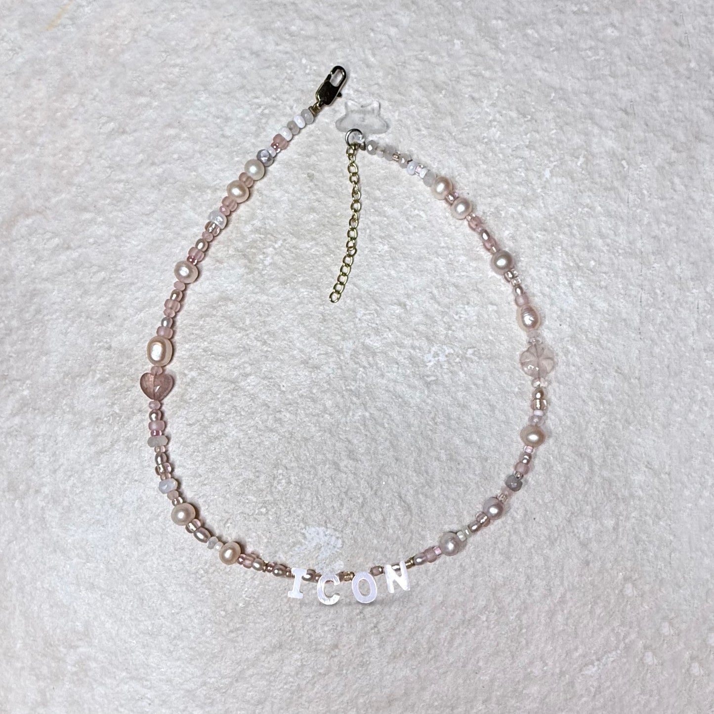 LEGEND Pearl, Moonstone & Rose Quartz Necklace | CLARKE PALMER