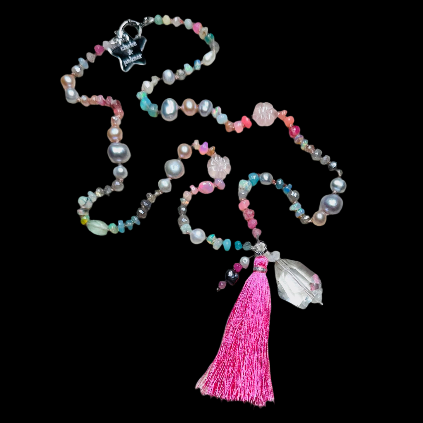 Heavenly Love Gemstone Mala Necklace