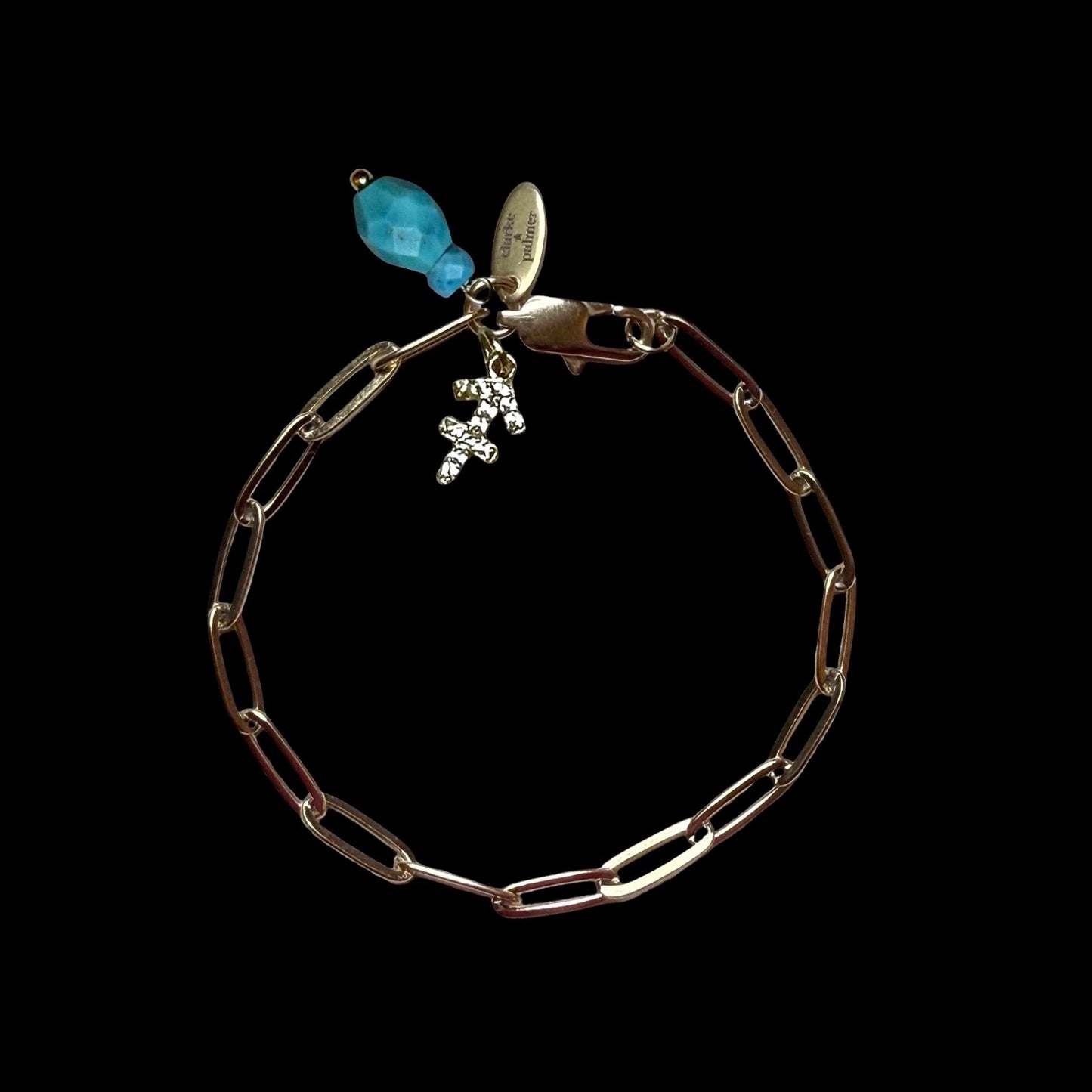 Star Sign & Birthstone Necklace (Gemstone Inlay Edition) | Bracelet & Earring Trio Gold Vermeil Gemstone | CLARKE PALMER