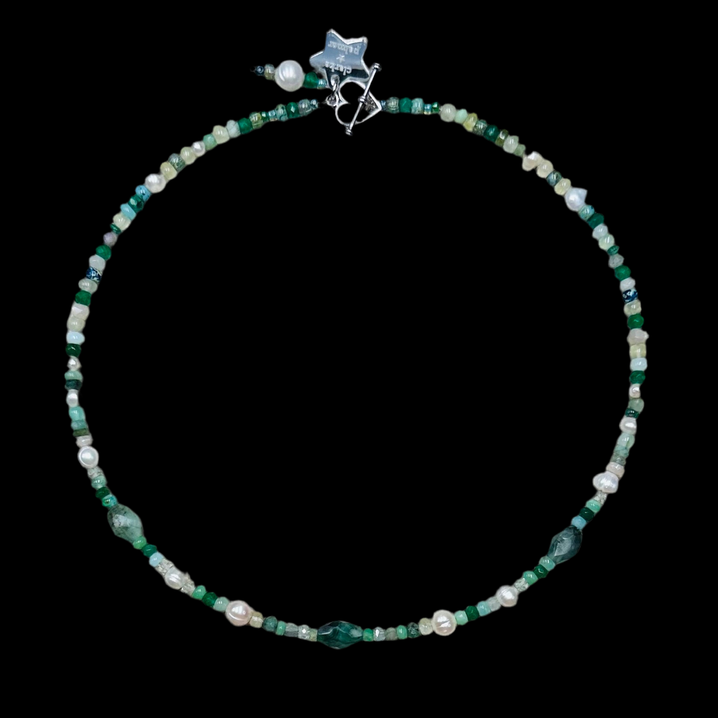 Emerald Pearl Necklace