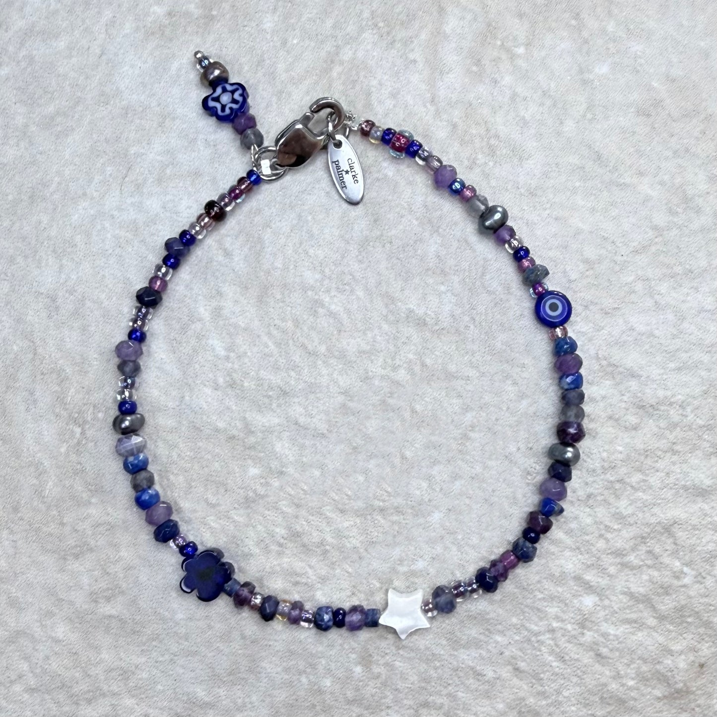 Moon Glow Anklet | Pearl & Gemstone Anklet | Clarke Palmer