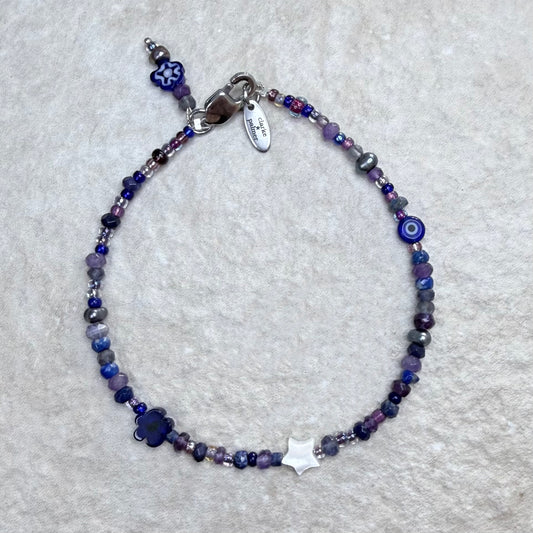 Moon Glow Anklet | Gemstone | Pearl