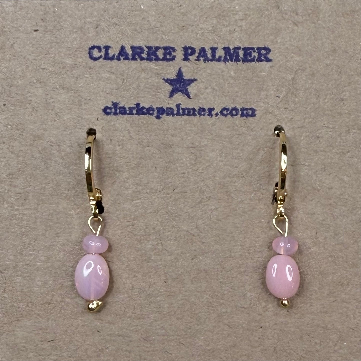 Birthstone drop earrings - Gemstone - CLARKE PALMER