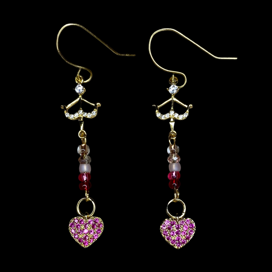 Love Collection Cupid Drop Earrings