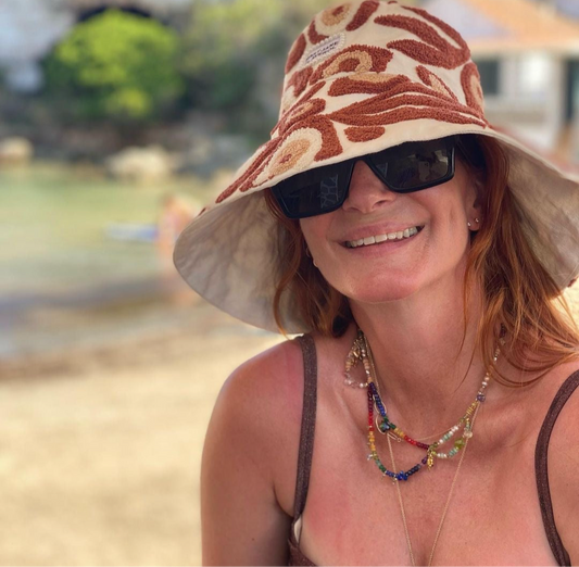 Everything Necklace - Rainbow Gemstone - Handmade -CLARKE PALMER  - worn by Stacey Duguid 