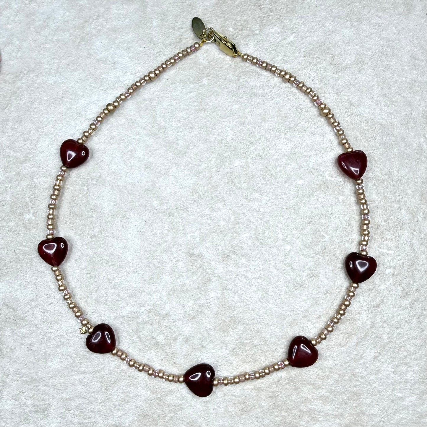 Chain of Hope ‘Wear Your Heart’ Heart Glow Necklace | Chalcedony Heart Necklace | Handmade Gemstone Jewellery | CLARKE PALMER