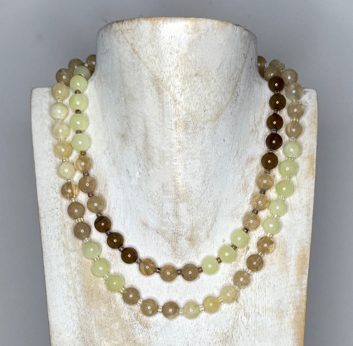 Chakra Energy Necklace | 8mm Natural Stones | Handmade London | Clarke Palmer