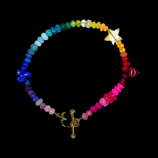 Everything Neon Rainbow Bracelet