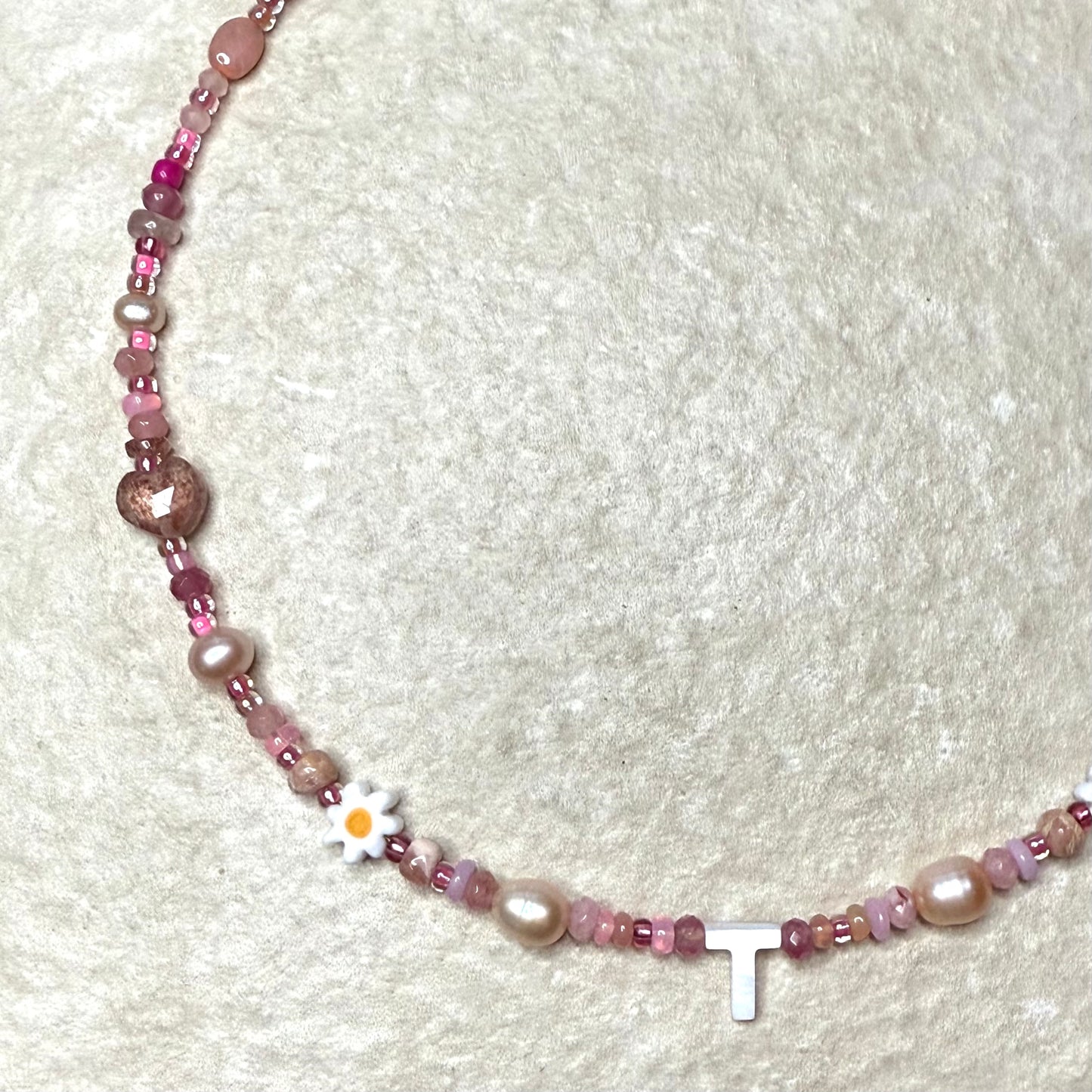 Supercharged Dolly Mixture Gemstone Letter Necklace