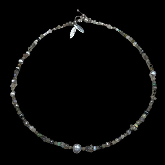 Ombré Smoky Gemstone Bespoke Necklace