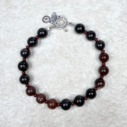 Chakra Energy Bracelet | 8mm Gemstone Stones | Handmade UK | Clarke Palmer