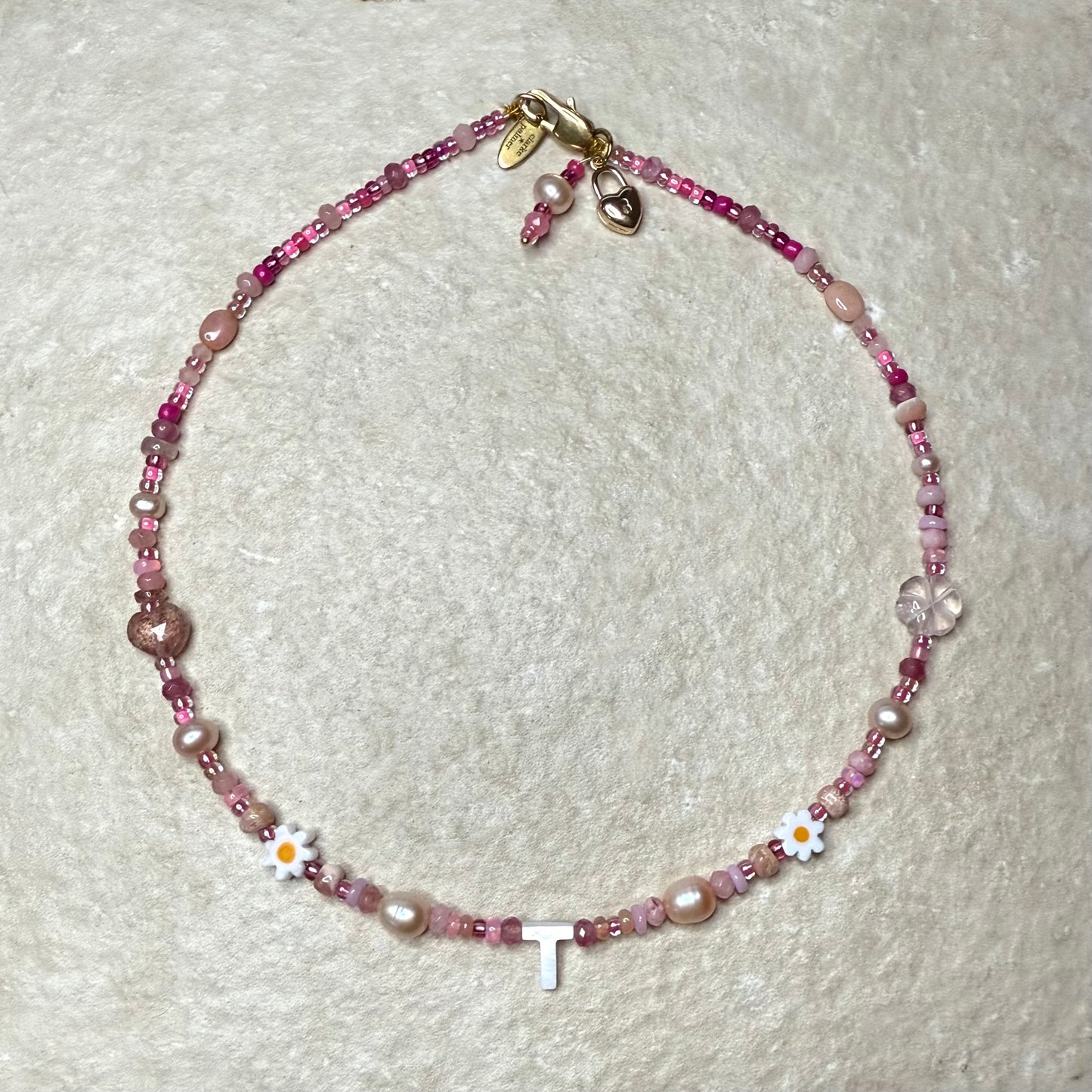 Supercharged Dolly Mixture Gemstone Letter Necklace