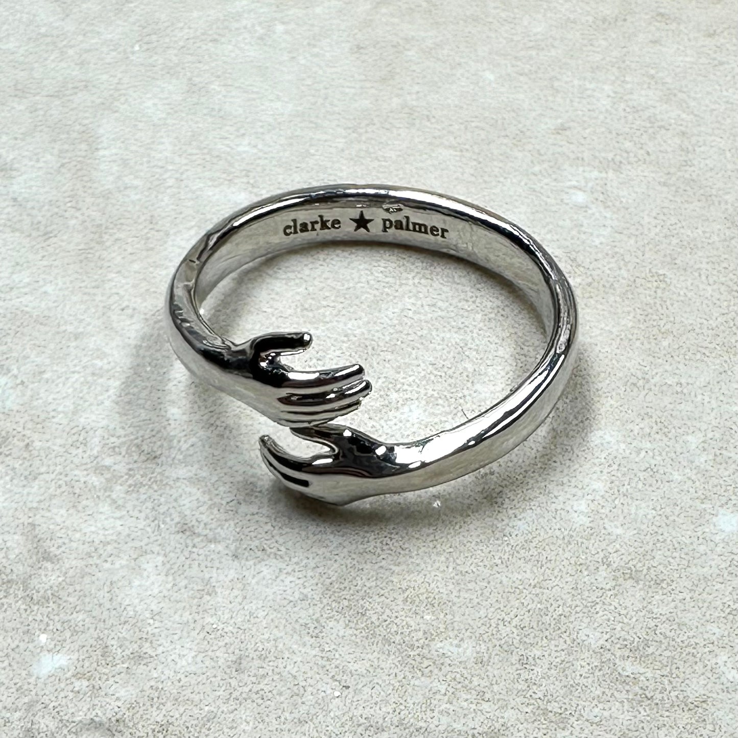 Hugging Hands Ring