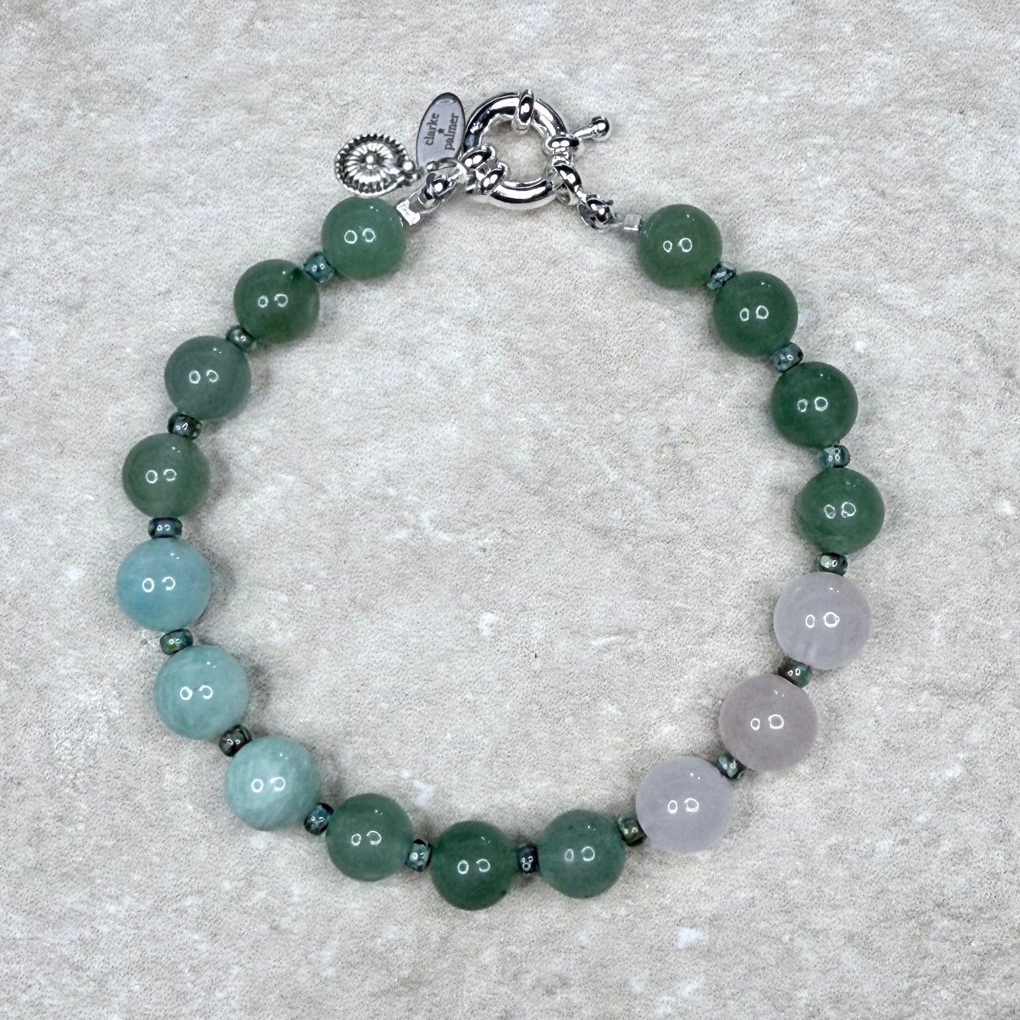 Chakra Energy Bracelet | 8mm Gemstone Stones | Handmade UK | Clarke Palmer