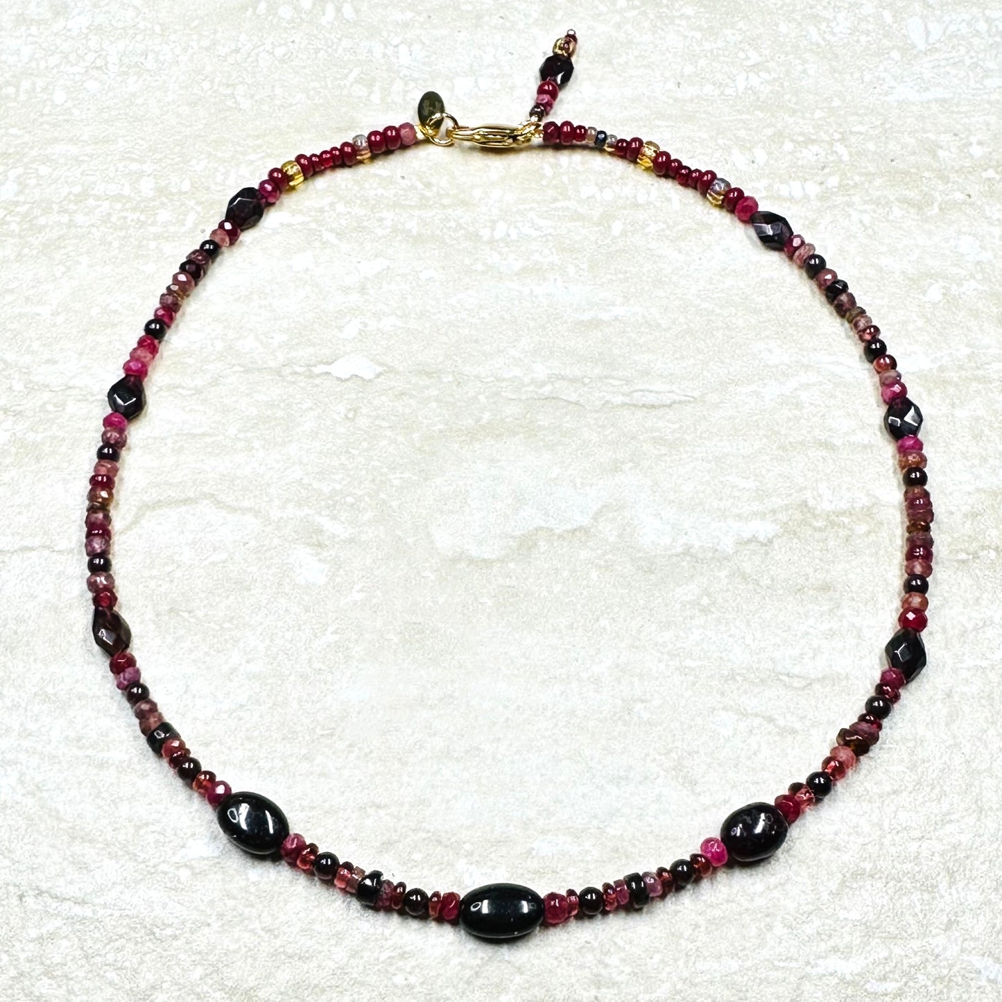 Garnet Tourmaline Necklace