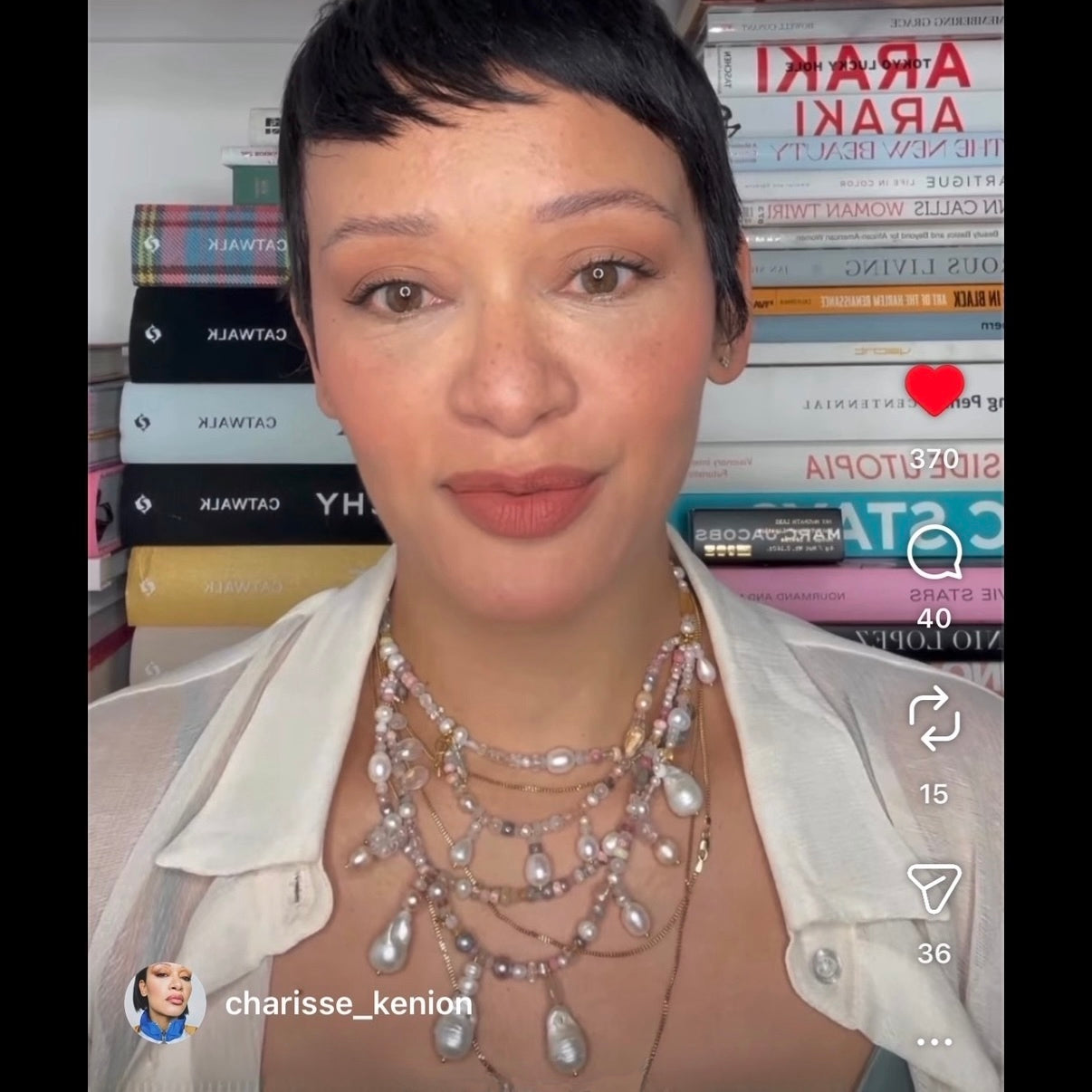 Lumière ‘Collected’ Everything Chandelier Necklace - Baroque Pearl| Gemstone | 22kt Gold Vermeil | Clarke Palmer