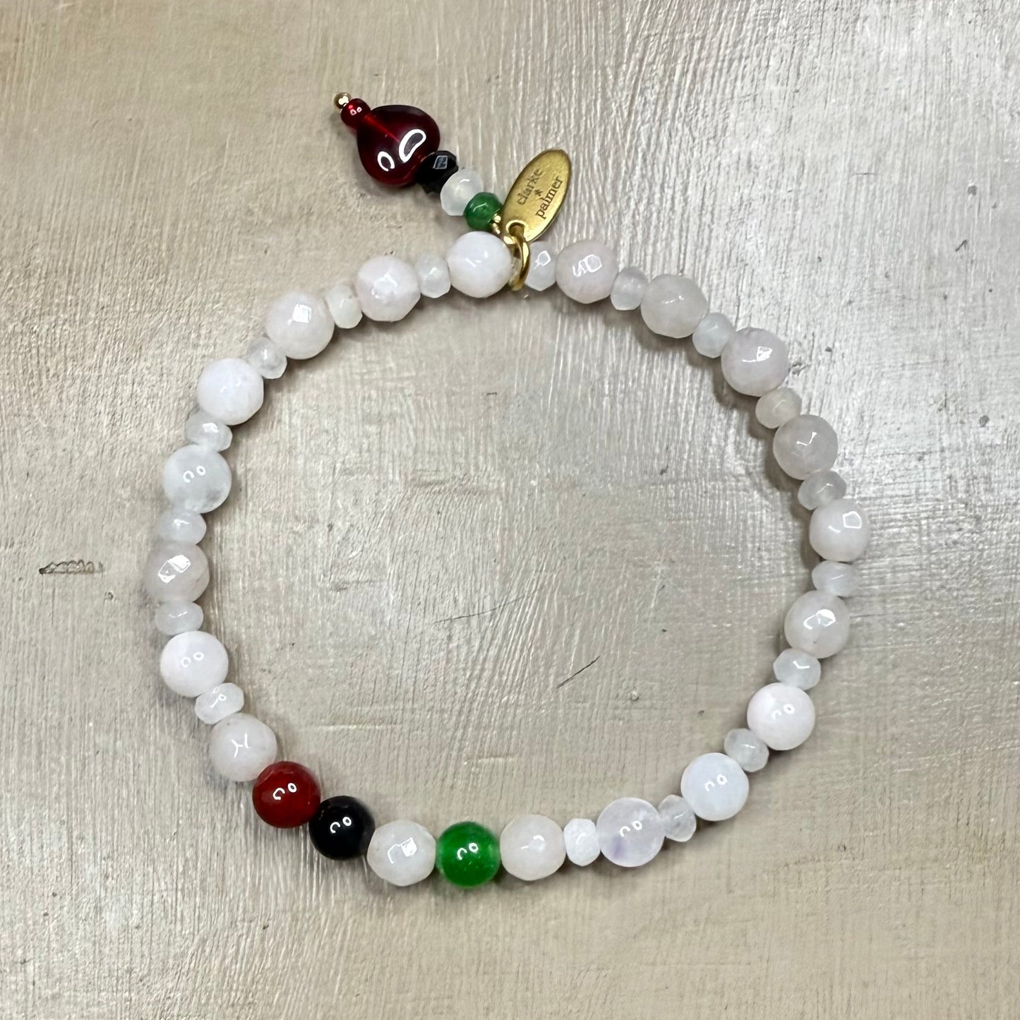 “ethical gemstone bracelet gift by Clarke Palmer”