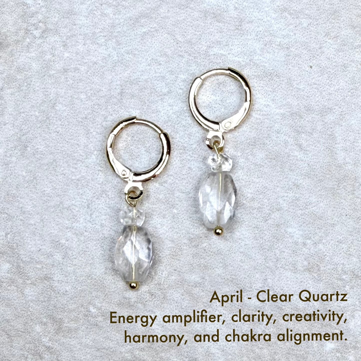 Birthstone drop earrings - Gemstone - CLARKE PALMER