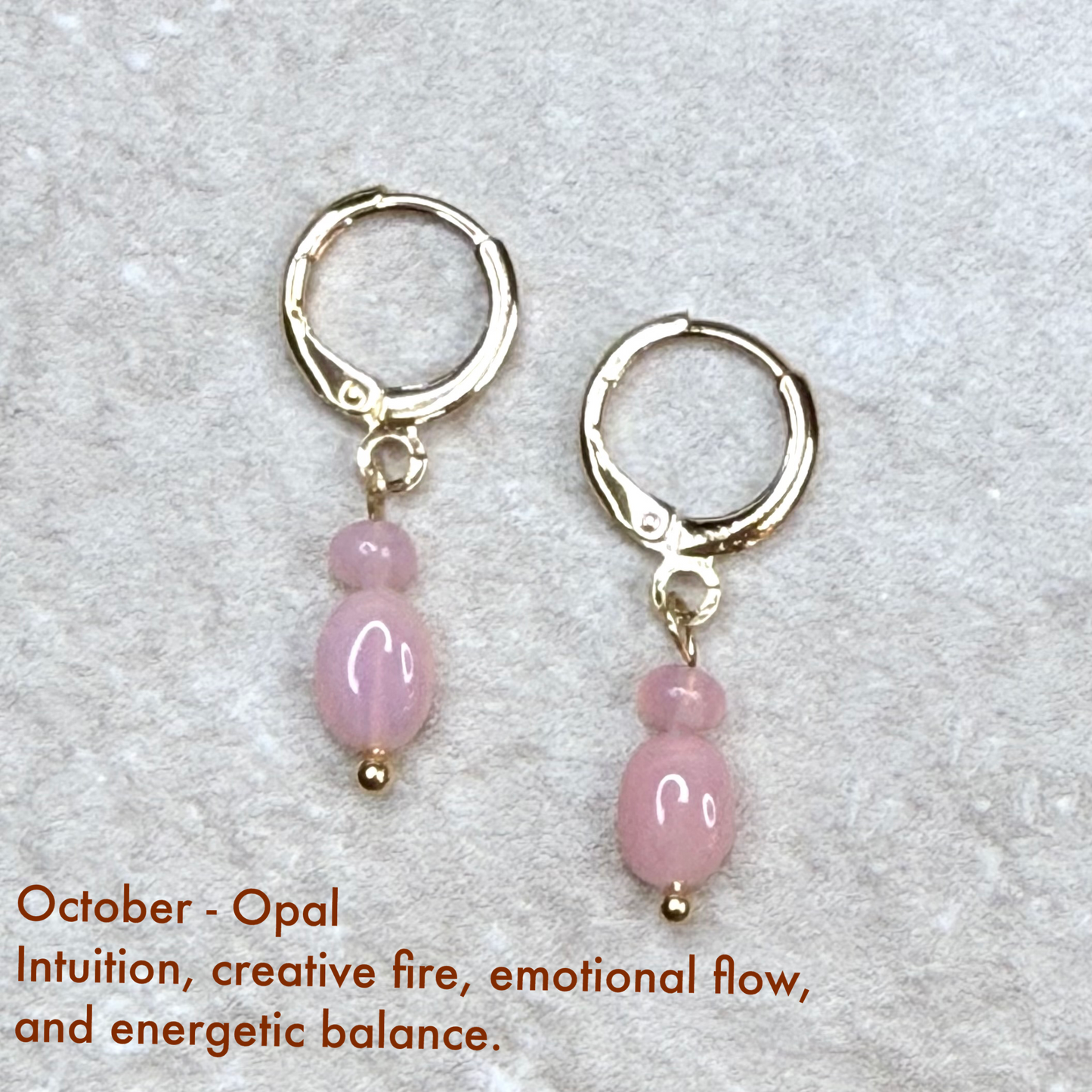 Birthstone drop earrings - Gemstone - CLARKE PALMER