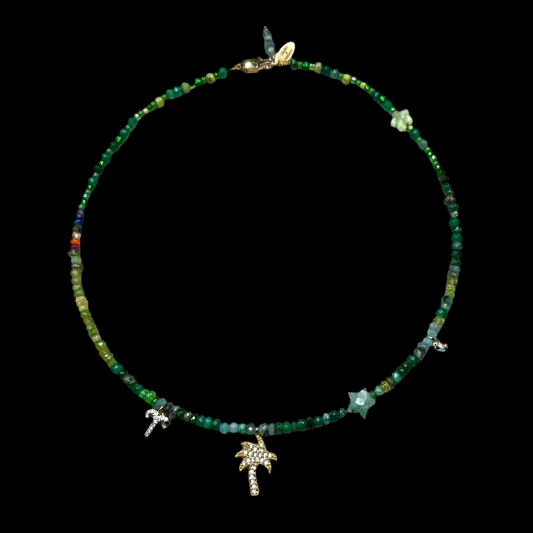 Emerald Star Necklace