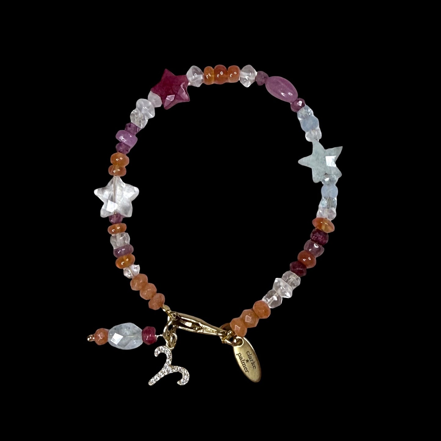 Supercharged Star Sign Birthstone Bracelet | Handmade Zodiac Gemstone Jewellery | Clarke Palmer London
