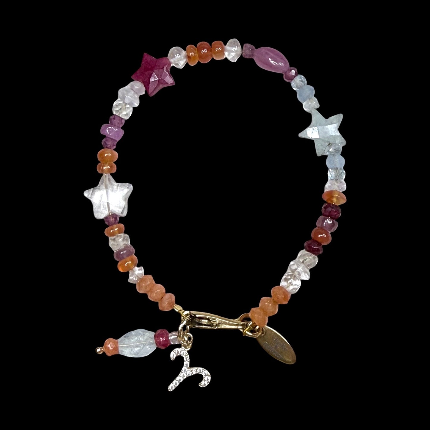 Supercharged Star Sign Birthstone Bracelet | Handmade Zodiac Gemstone Jewellery | Clarke Palmer London