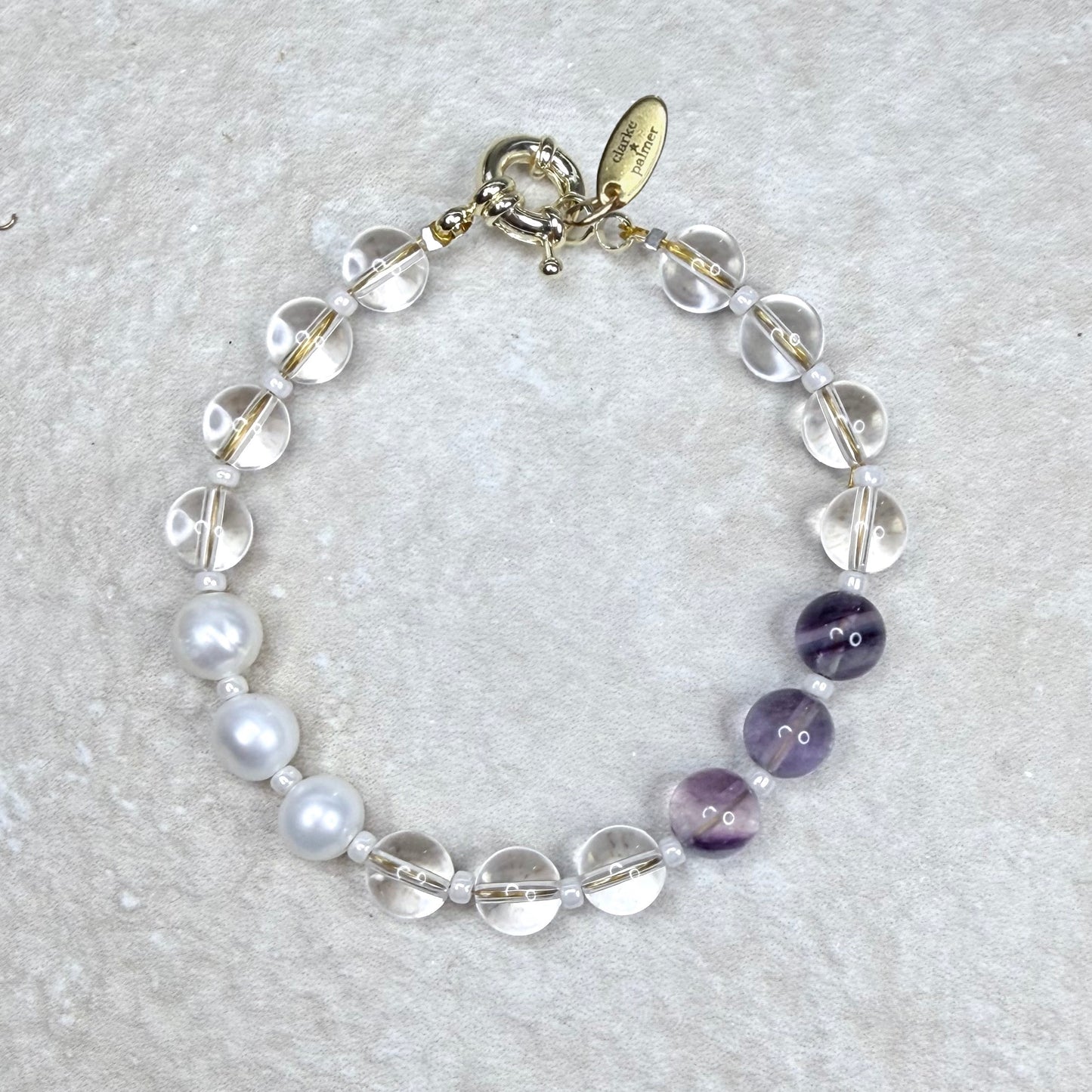 Chakra Energy Bracelet | 8mm Gemstone Stones | Handmade UK | Clarke Palmer