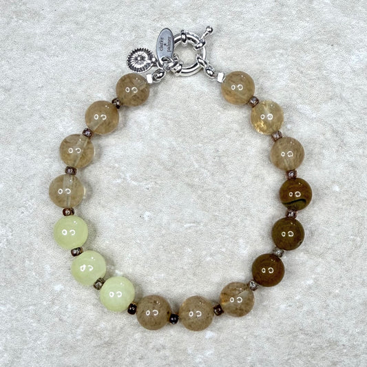 Yellow Gemstone Energy Bracelet | Confidence & Positivity | Handmade UK Jewellery | Clarke Palmer