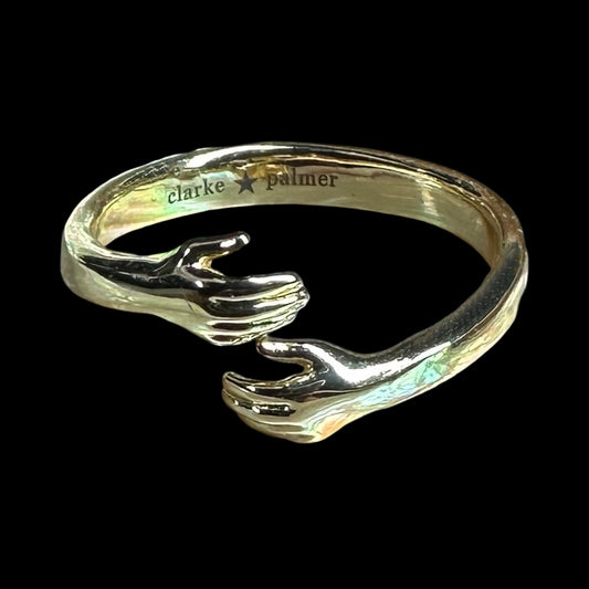 Hugging Hands Ring