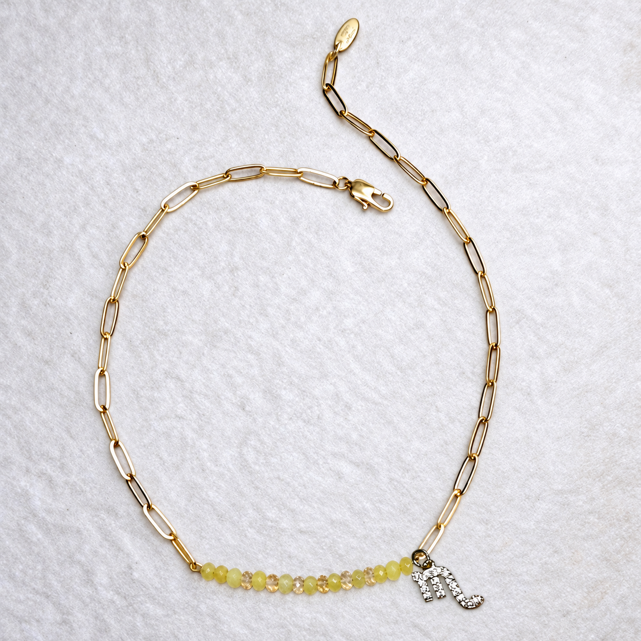 Star Sign & Birthstone Necklace (Gemstone Inlay Edition)
Gold Vermeil Gemstone | CLARKE PALMER