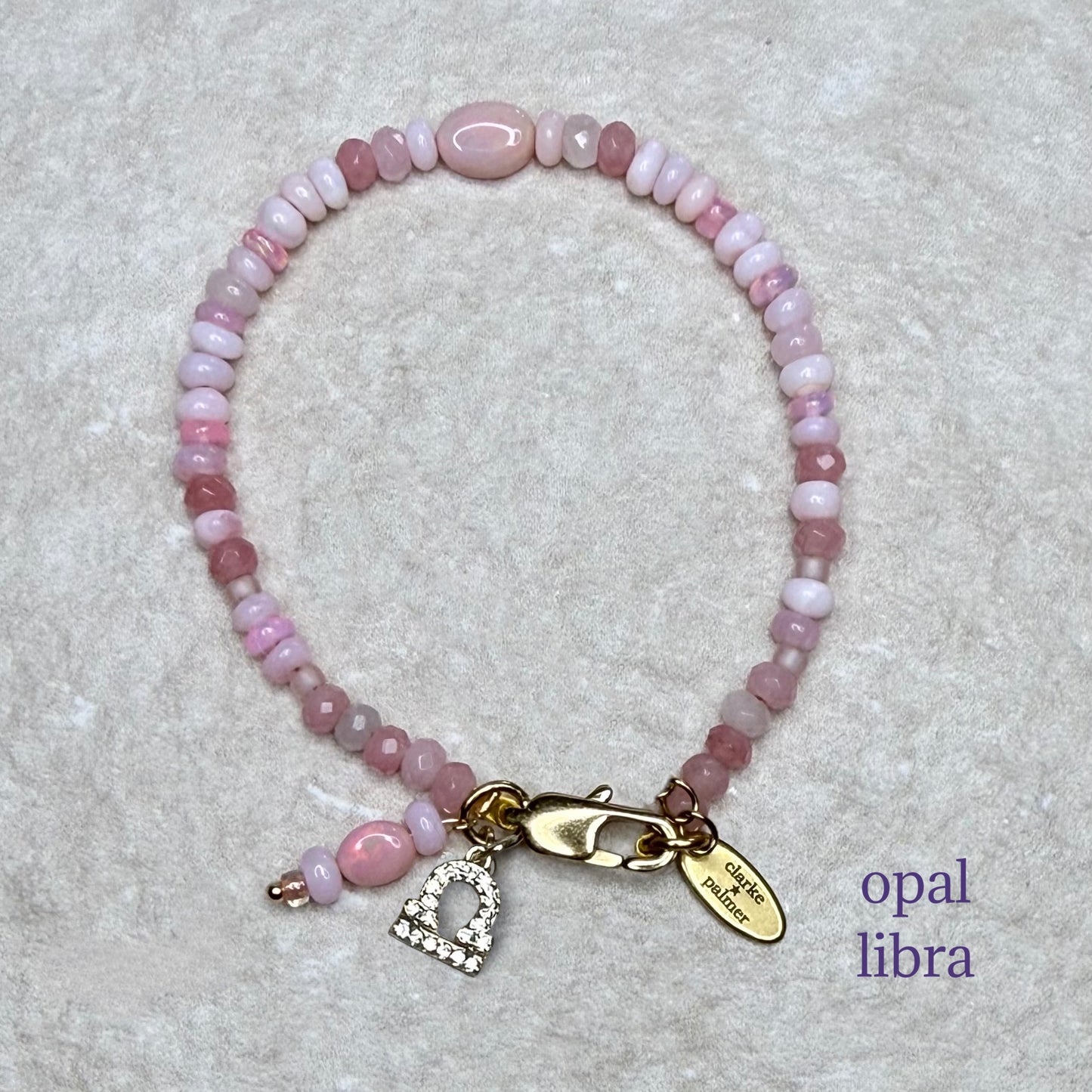 Star Sign & Birthstone Bracelet | Handmade Gemstone Bracelet | Gold Vermeil | Clarke Palmer