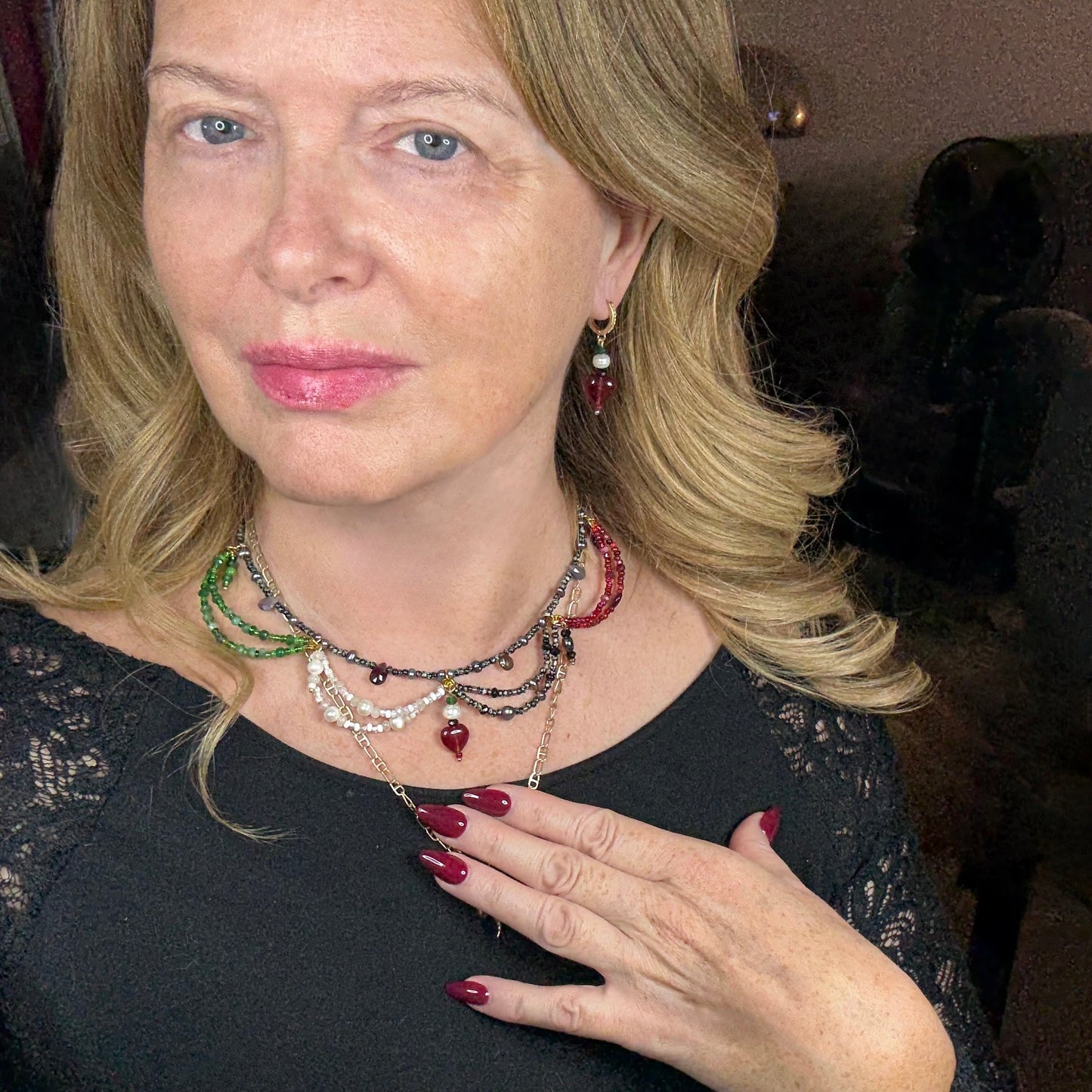 Gaza Love Everything Necklace | Handmade Gemstone Necklace | Clarke Palmer