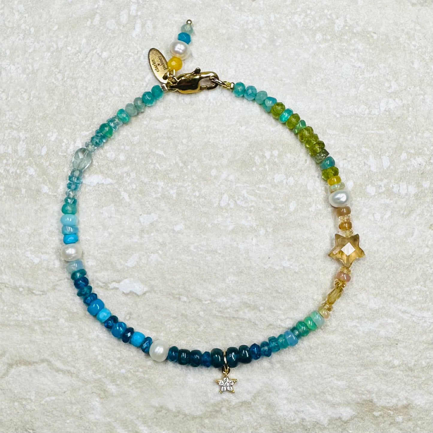 Dream Beach Gemstone Anklet