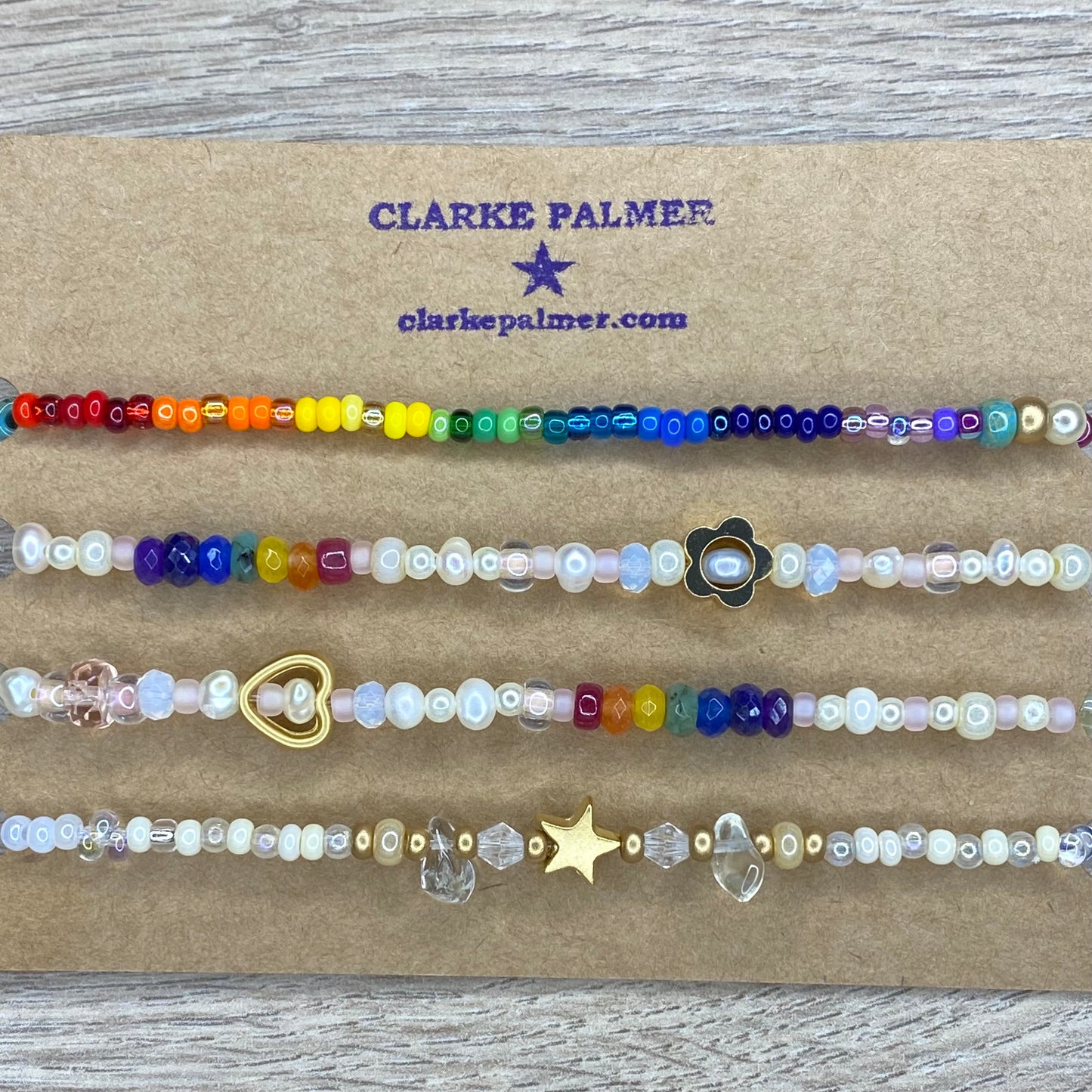 Daisy, Pearl and Precious Rainbow Bracelet