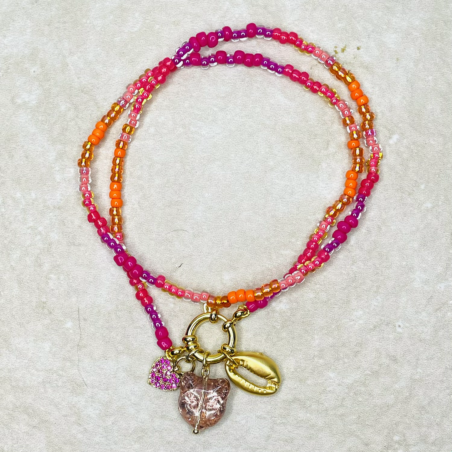 Beaded Charm Necklace