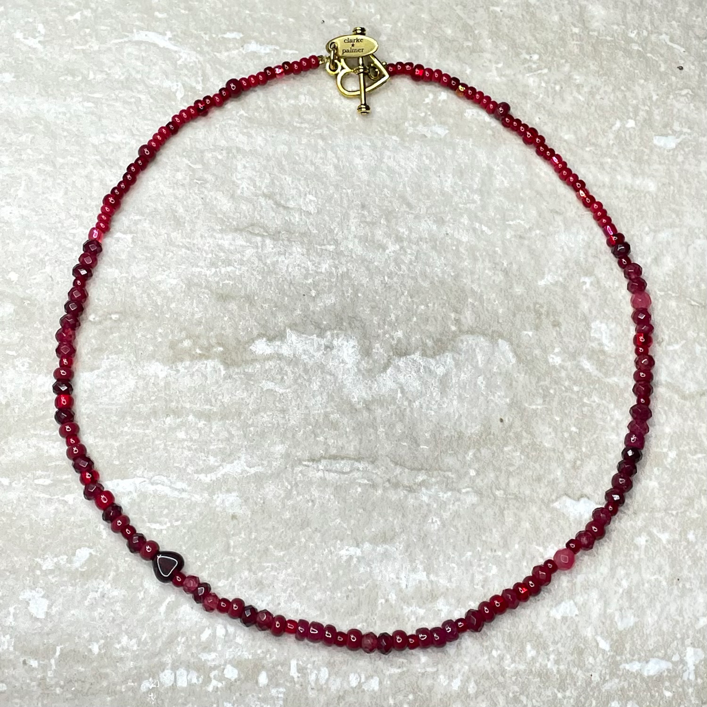 There's No Place Like Home Ruby and Garnet Necklace