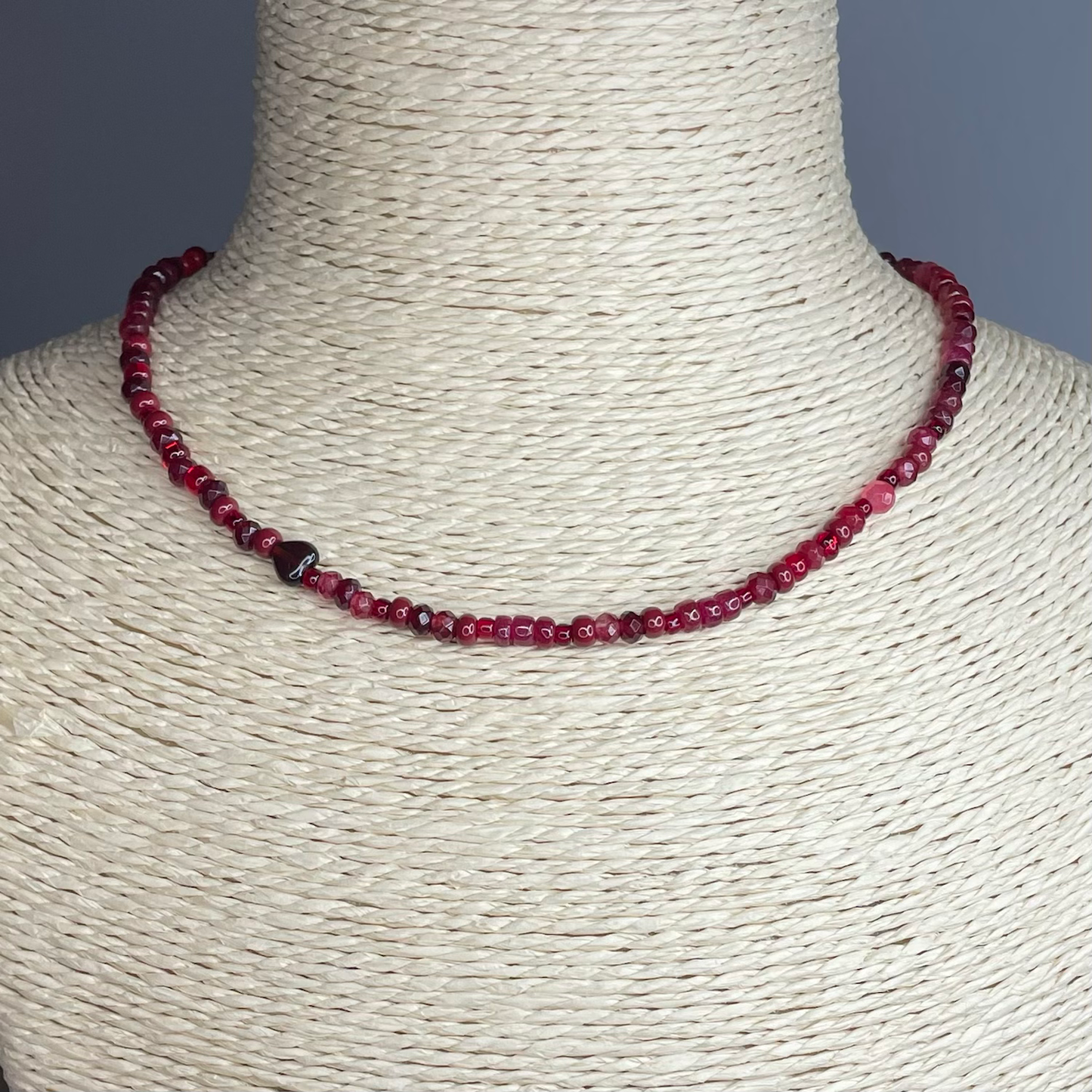 There's No Place Like Home Ruby and Garnet Necklace