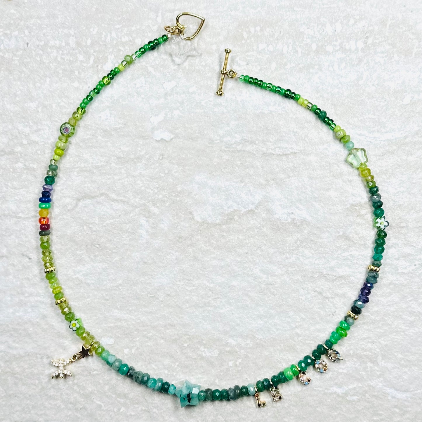 Emerald Star Necklace