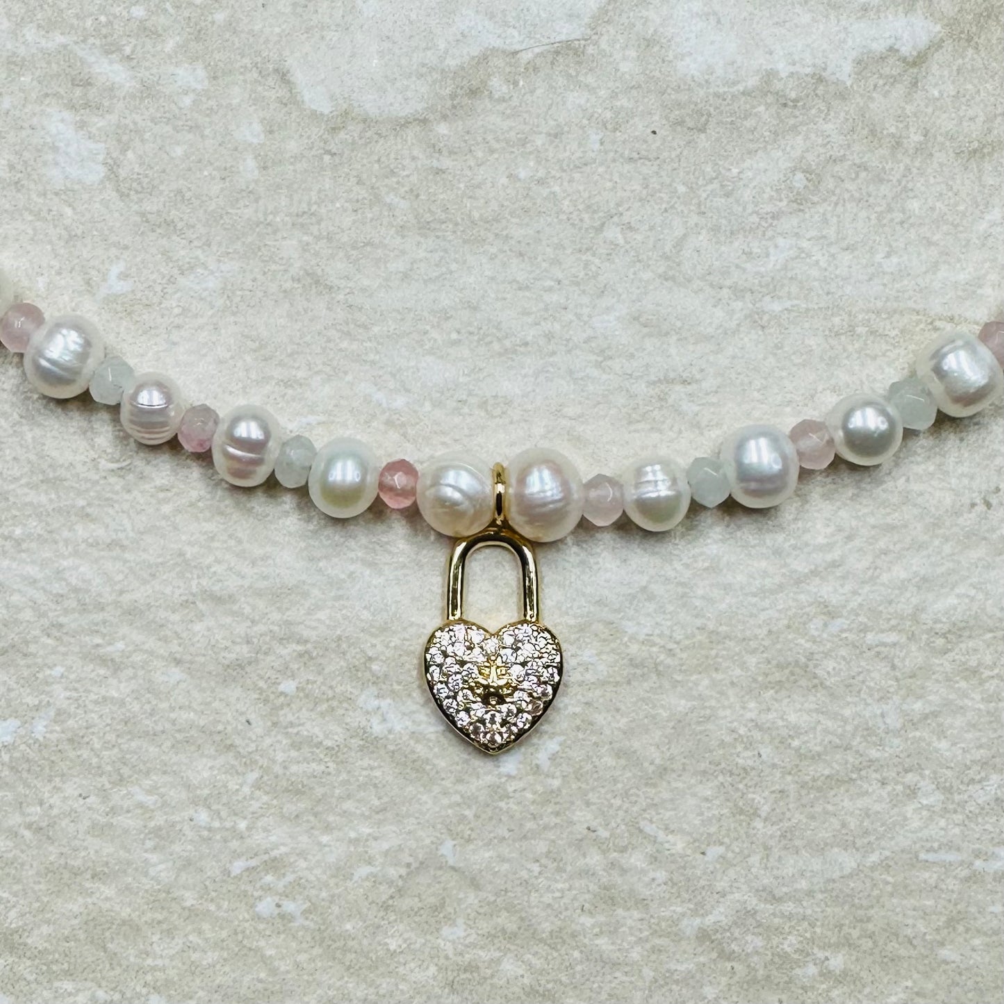 Pearl Charm Pendant Necklace