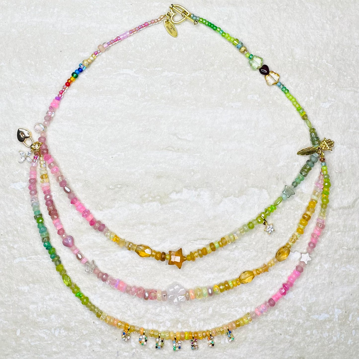 Goddess Neon Blossom Everything Necklace