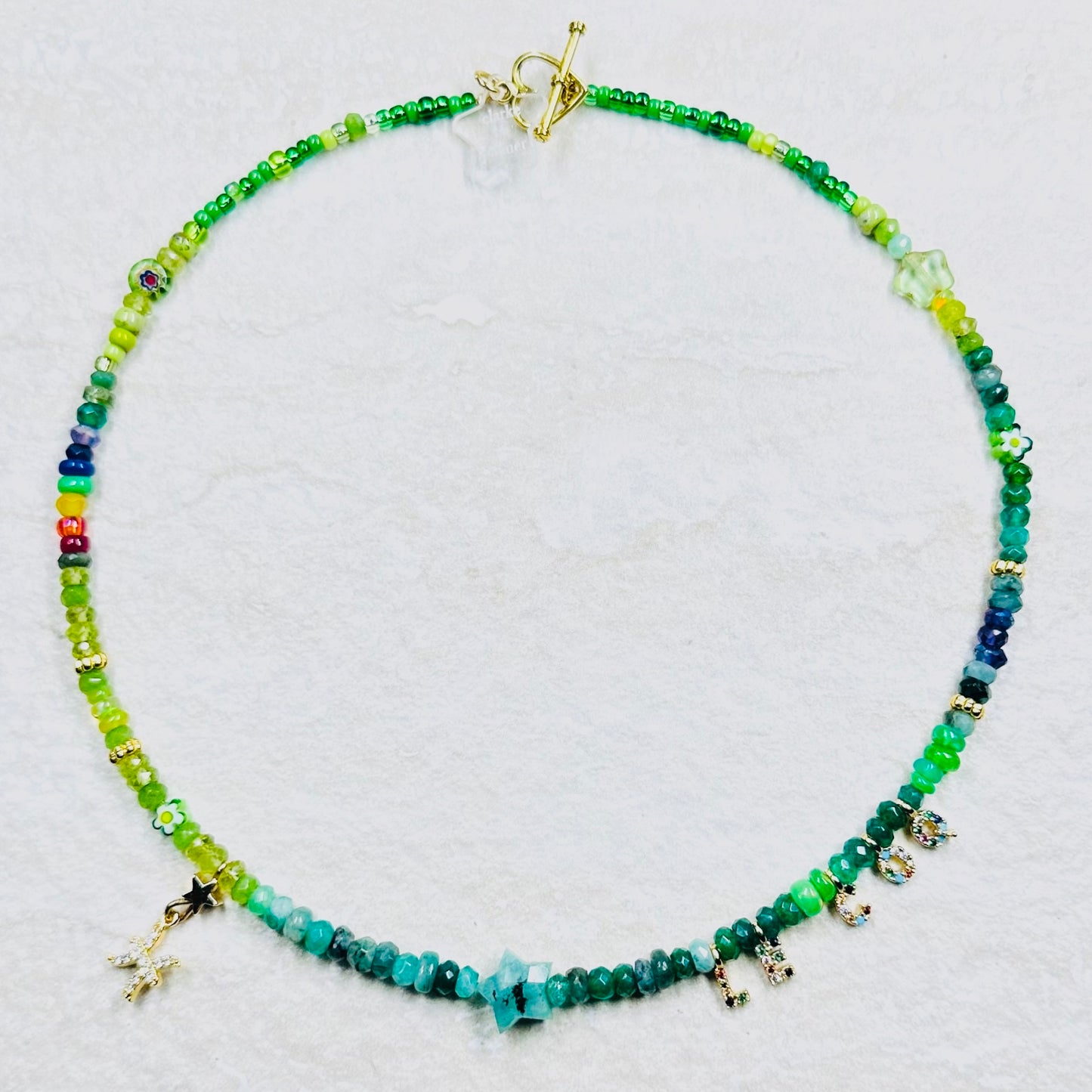 Emerald Star Necklace