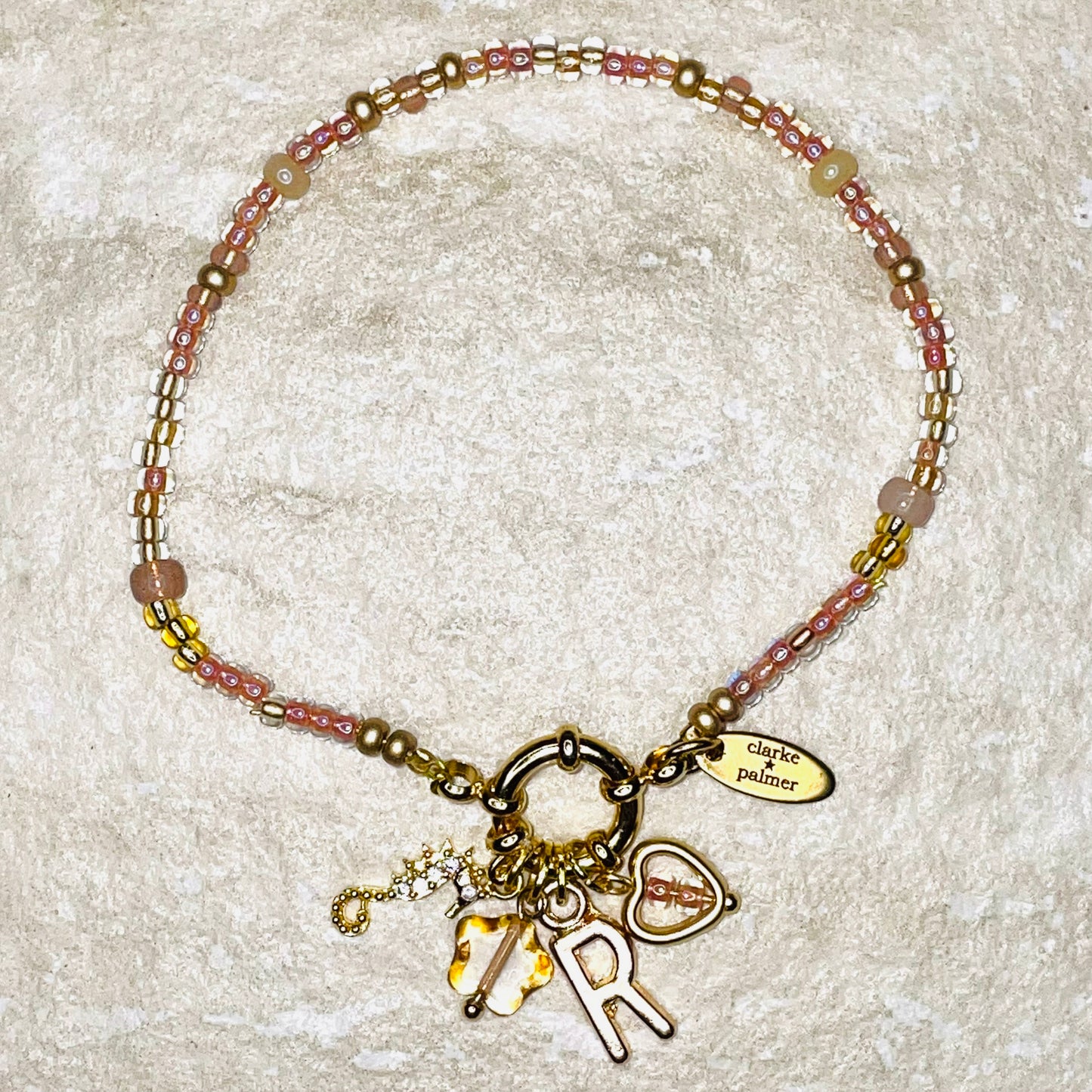 Rosy Glow Clasp Bracelet